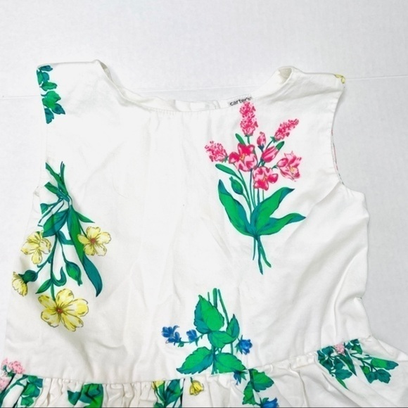 Carter’s Flower Bouquet Toddler Girl Easter Dress - Picture 4 of 7